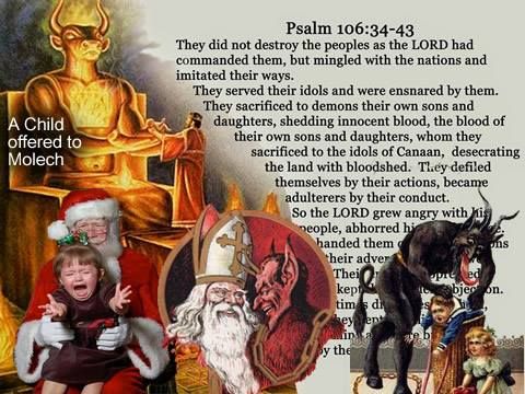 child sacrifice comp psalm 106